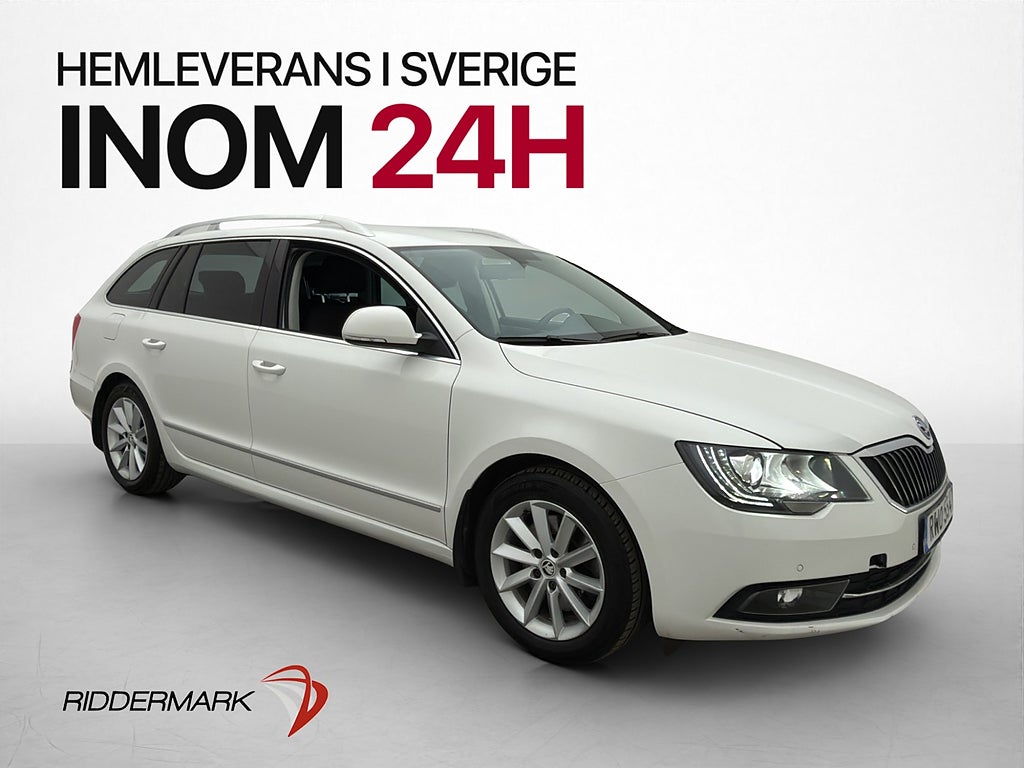 Skoda Superb 1.6 TDI 105hk Elegance Värmare Sensorer Drag