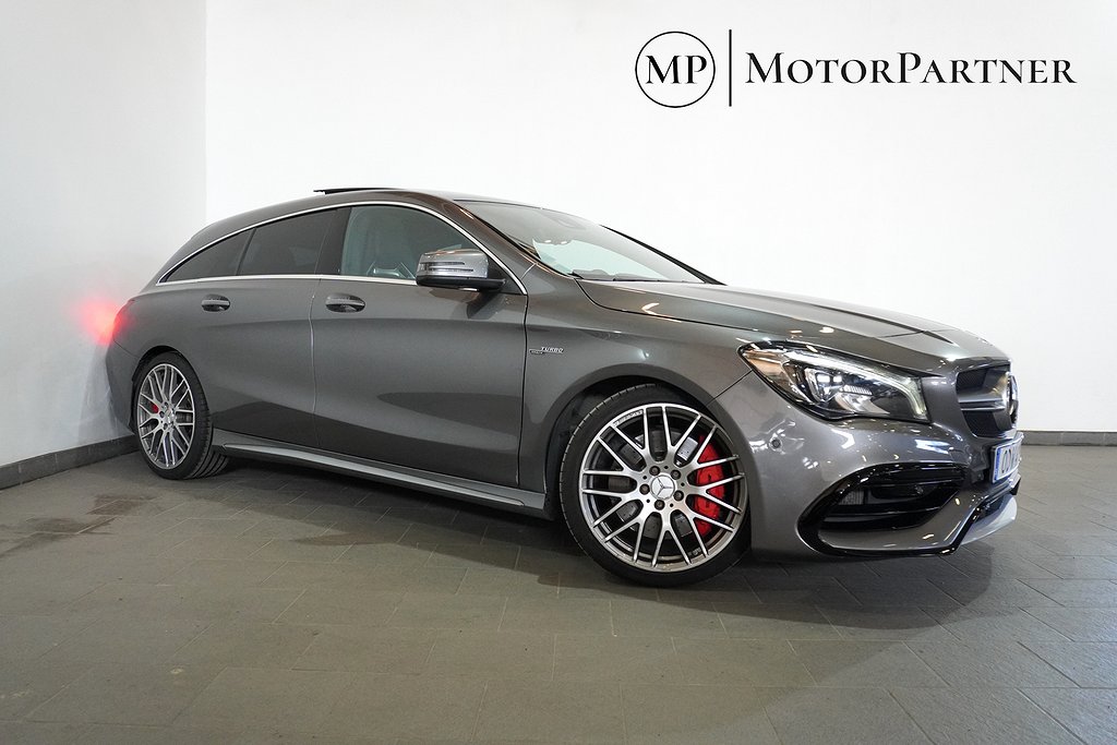 Mercedes-Benz AMG CLA 45  Shooting Brake Pano Skalstolar 