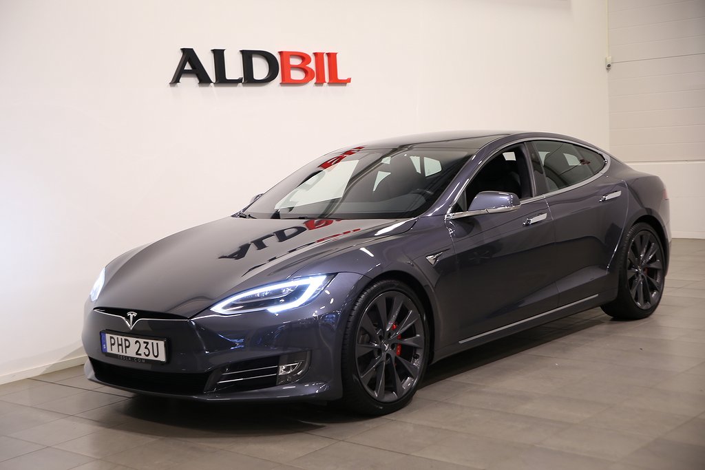 Tesla Model S Performance 761hk AWD / Backkamera / Läder / Pano / Navi