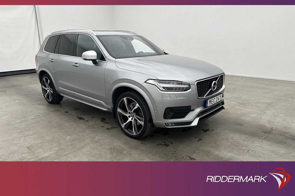 Volvo XC90 T6 AWD 320hk 7-Sits R-Design VOC Pano B&W 360K