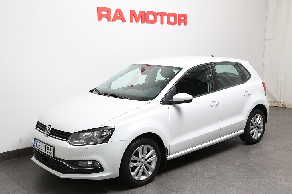 Volkswagen Polo 1,2 TSI 90hk Base 5-dörrar P-sensorer 2017