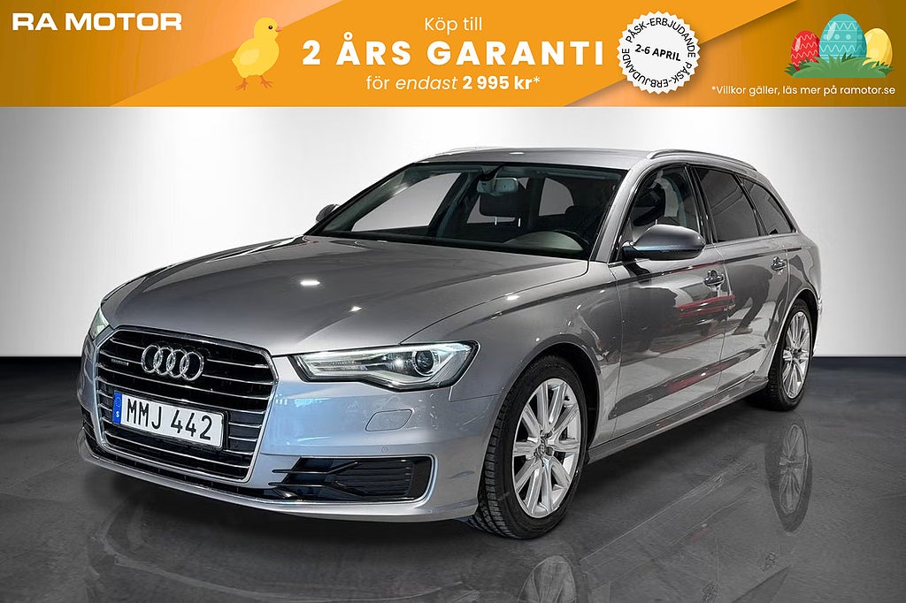 Audi A6 3.0 TDI V6 Quattro | 218hk | S-Line Edition|Drag|D-Värm 2016