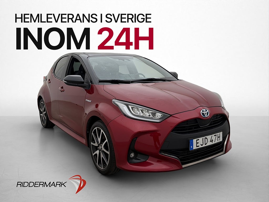 Toyota Yaris Hybrid 116hk Style Halvskinn Kamera 0,32l/Mil