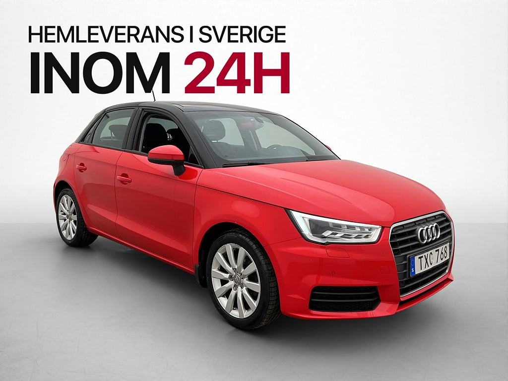 Audi A1 SB 1.4 TFSI 2 Brukare Taklucka P-Sensorer 0,49l/mil