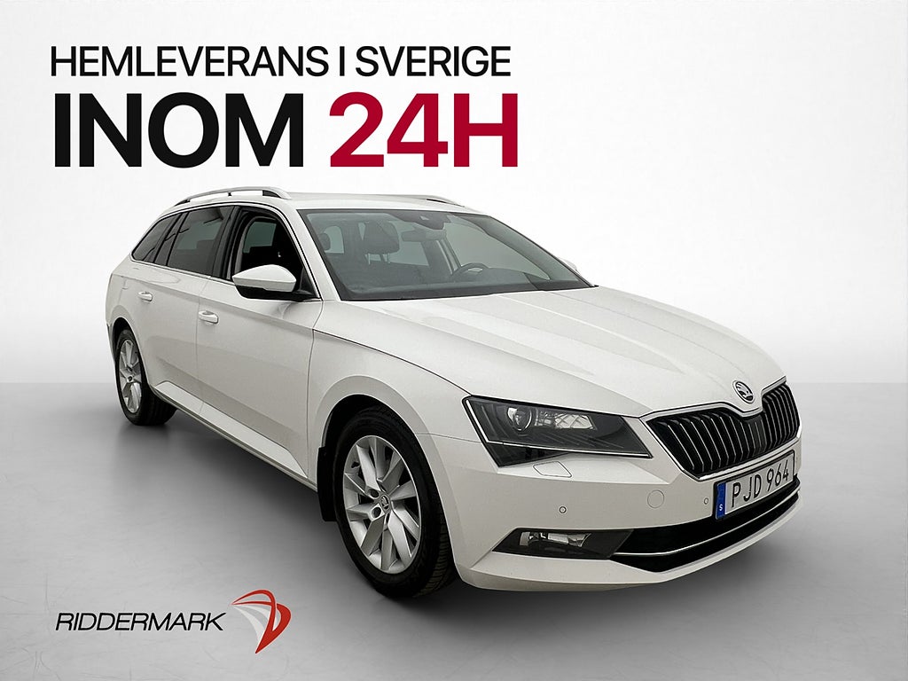 Skoda Superb 2.0 TDI 4X4 190hk Värmare Kamera Canton Drag