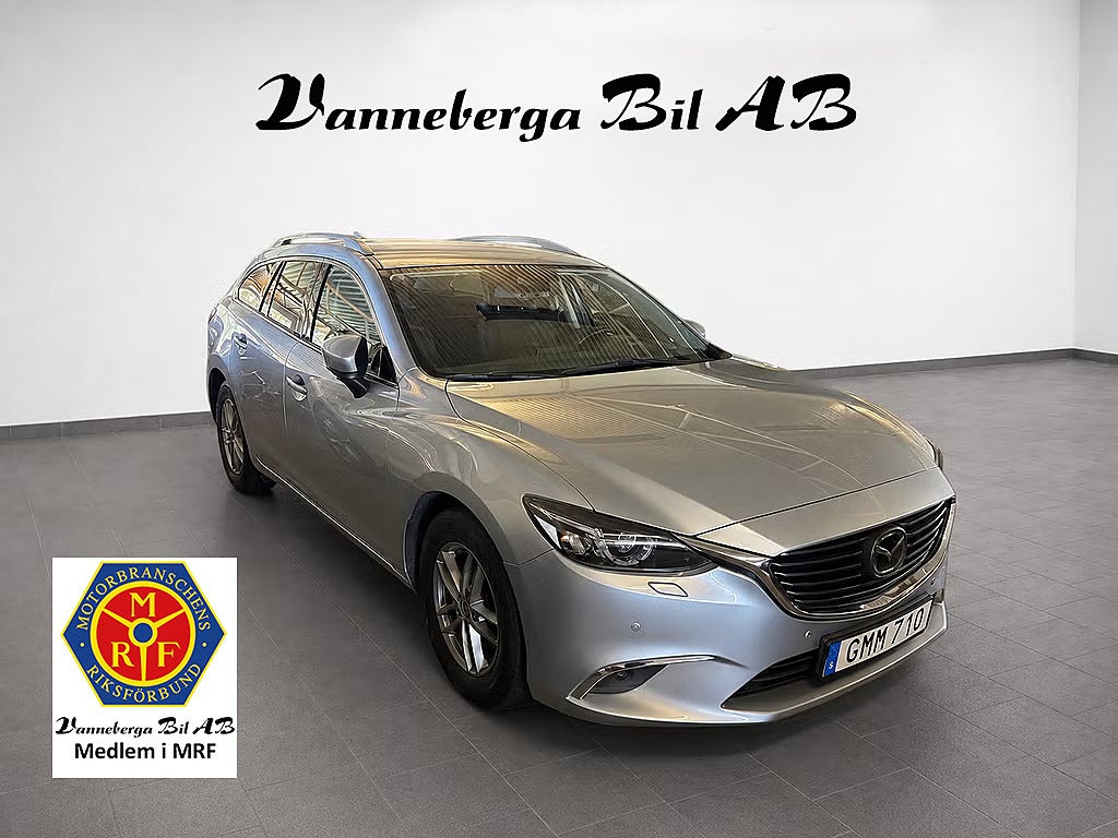 Mazda 6 Wagon 2.2 SKYACTIV-D AWD Drag/Skinn/Backkamera/Euro 6