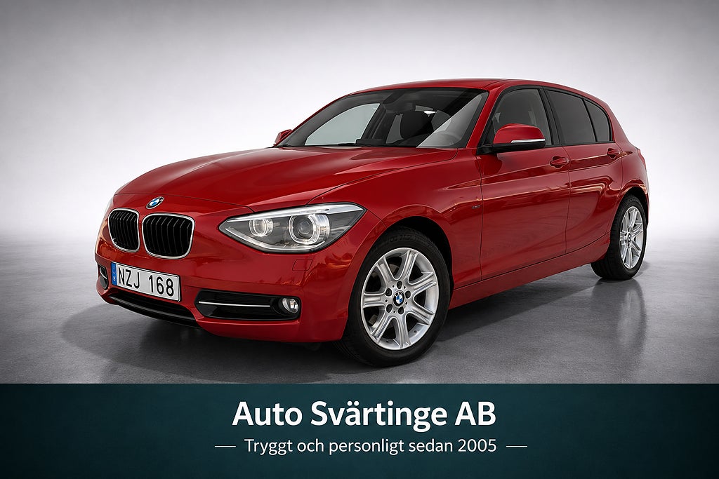 BMW 118d xDrive 5-dörrars Sport line Euro 5 (Drag, läder)