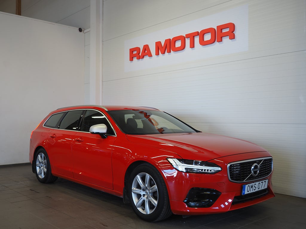 Volvo V90 D4 190hk Geartronic R-Design | Drag | D-värm | Navi | 2018