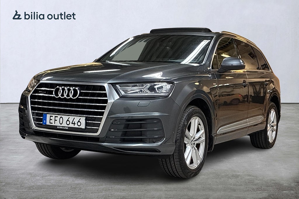 Audi Q7 3.0 TDI V6 S Line 7-sits 272hk Panorama P-värm