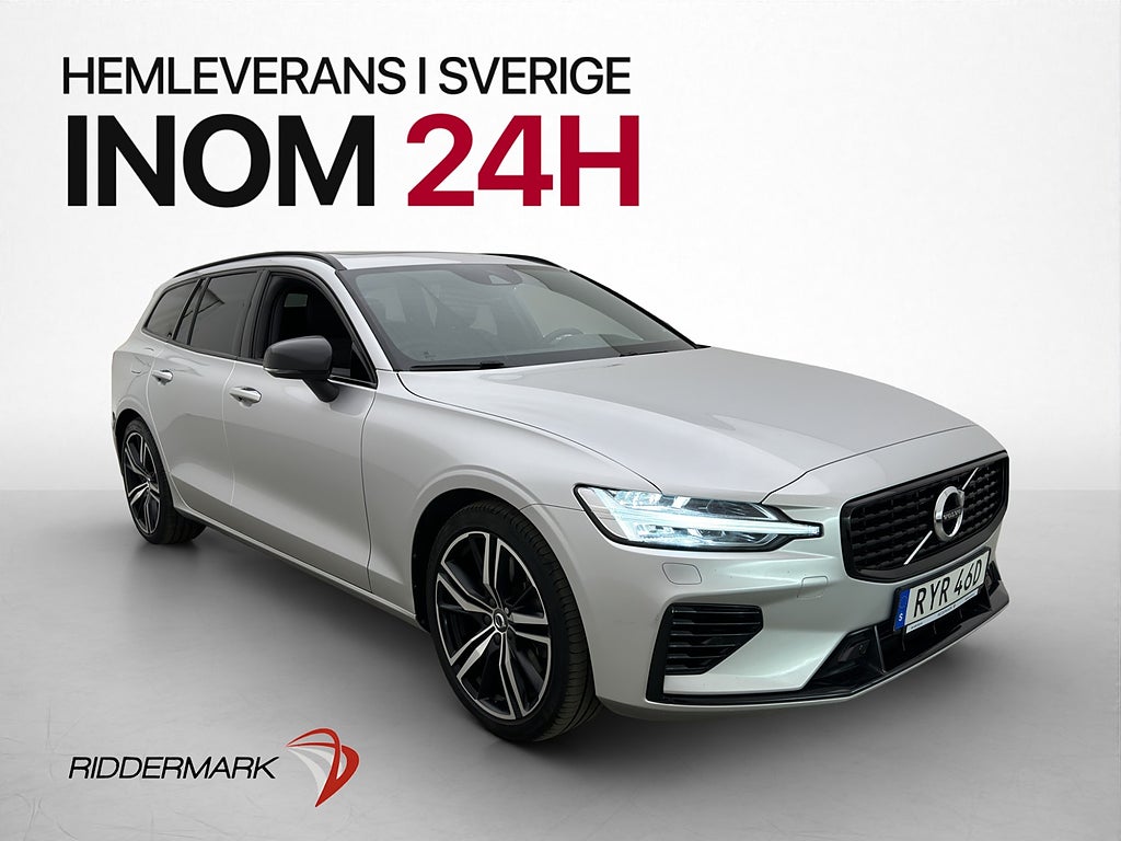 Volvo V60 Recharge T8 AWD 456hk R-Design h/k Pano Drag