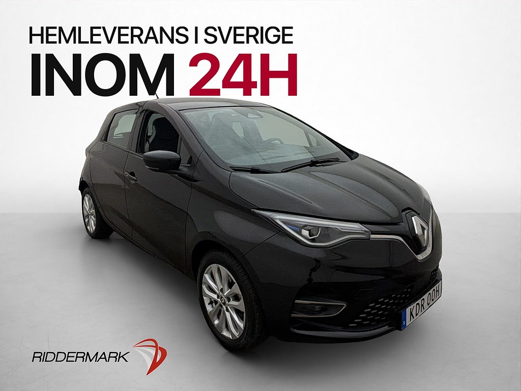 Renault Zoe R110 52kWh Friköpt Zen Kamera Sensorer Rattvärme