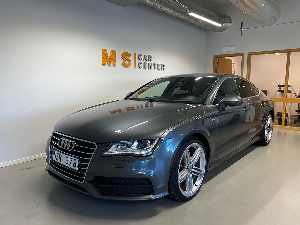 Audi A7 3.0 TDI V6 quattro S line Nyservad Drag P-värme