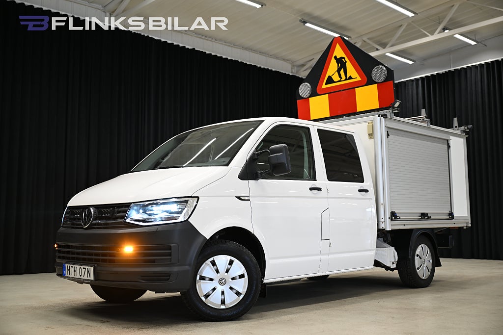 Volkswagen Transporter 4Motion 150HK Servicebil|Kåpa|V-Inredd|Leasbar|SeUtr!!