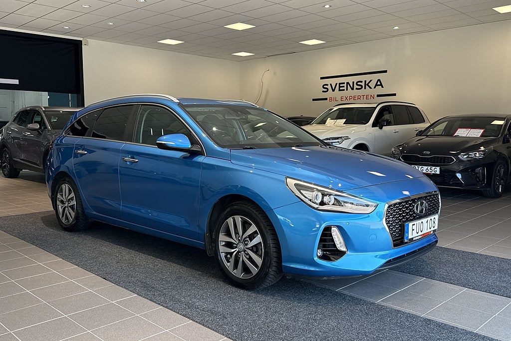 Hyundai i30 Wagon 1.4 T-GDi 140hk Premium Aut/B-kamera/Drag/Carplay