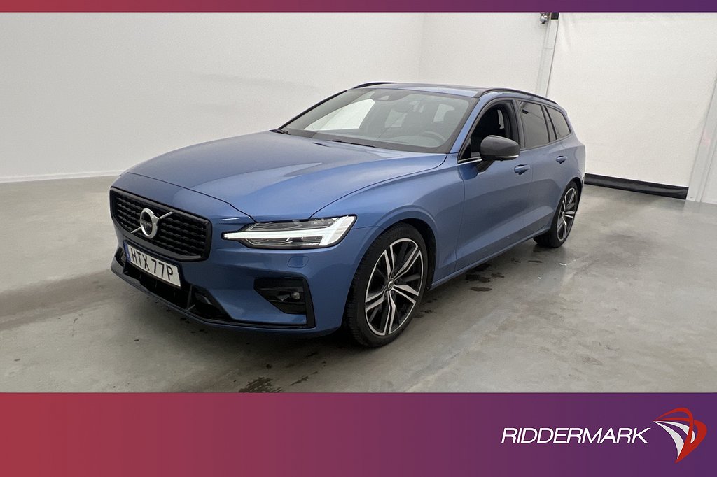 Volvo V60 B5 R-Design VOC Värmare Pano H/K 360° HUD GPS Drag