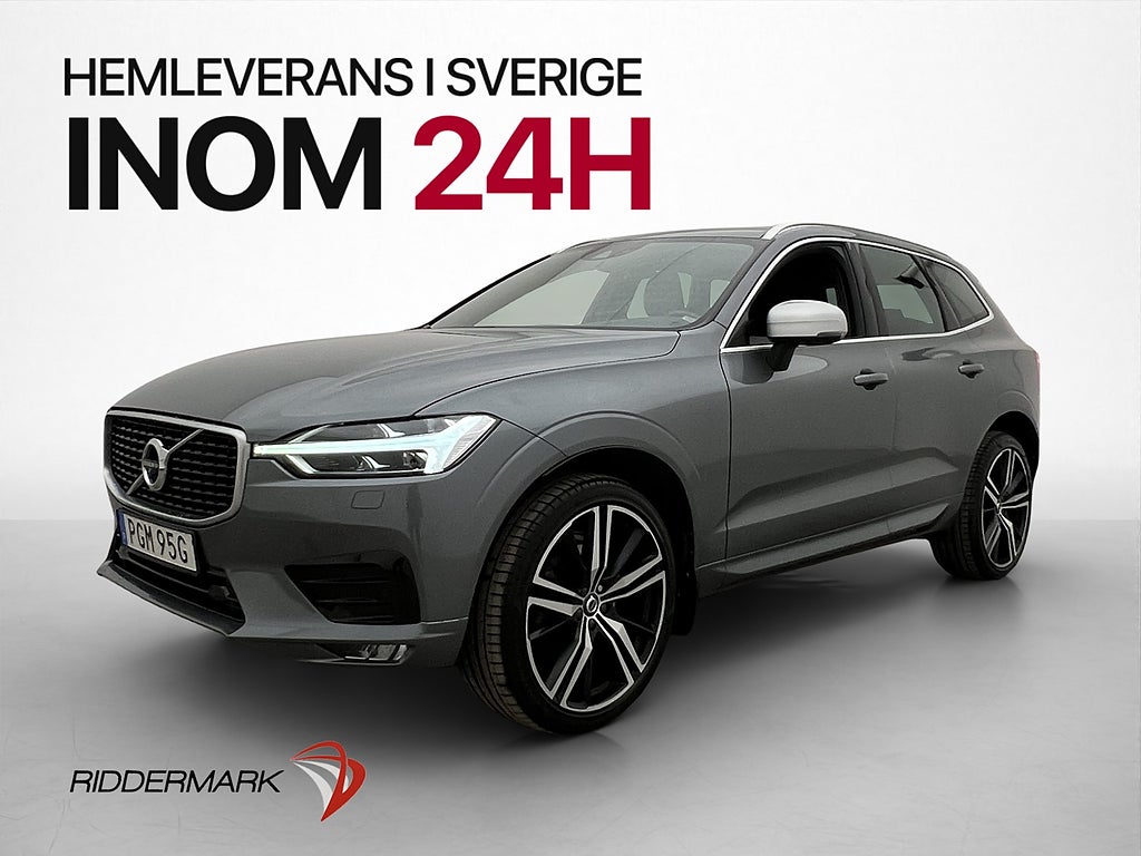 Volvo XC60 D5 AWD R-Design Skinn 360° BLIS Navi CarPlay MOMS