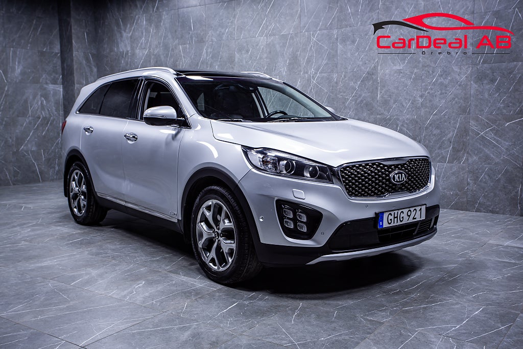 Kia Sorento 2.2 CRDi AWD 7-Sits Pano 360° CarPlay Ventilerade Drag 
