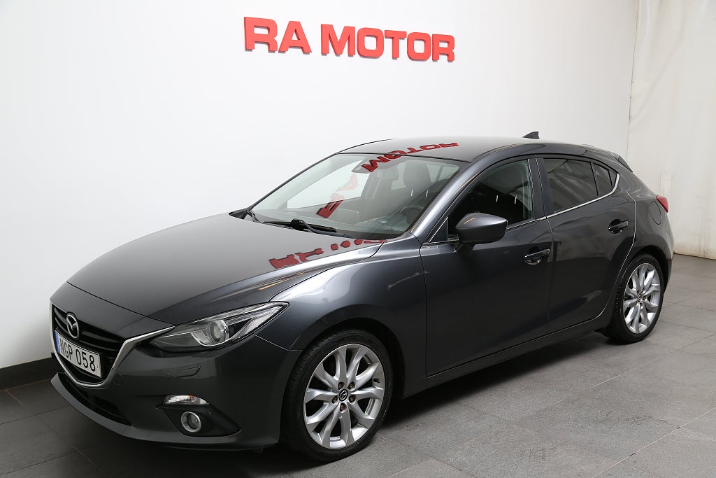 Mazda 3 2,0 SKYACTIV-G 165hk Head up Skinn BOSE Motorv Drag 2016