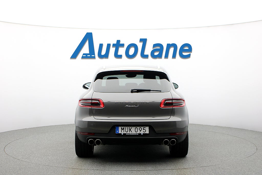 Porsche Macan S Chrono, BOSE®, PASM, Läder, Minnestolar 340hk