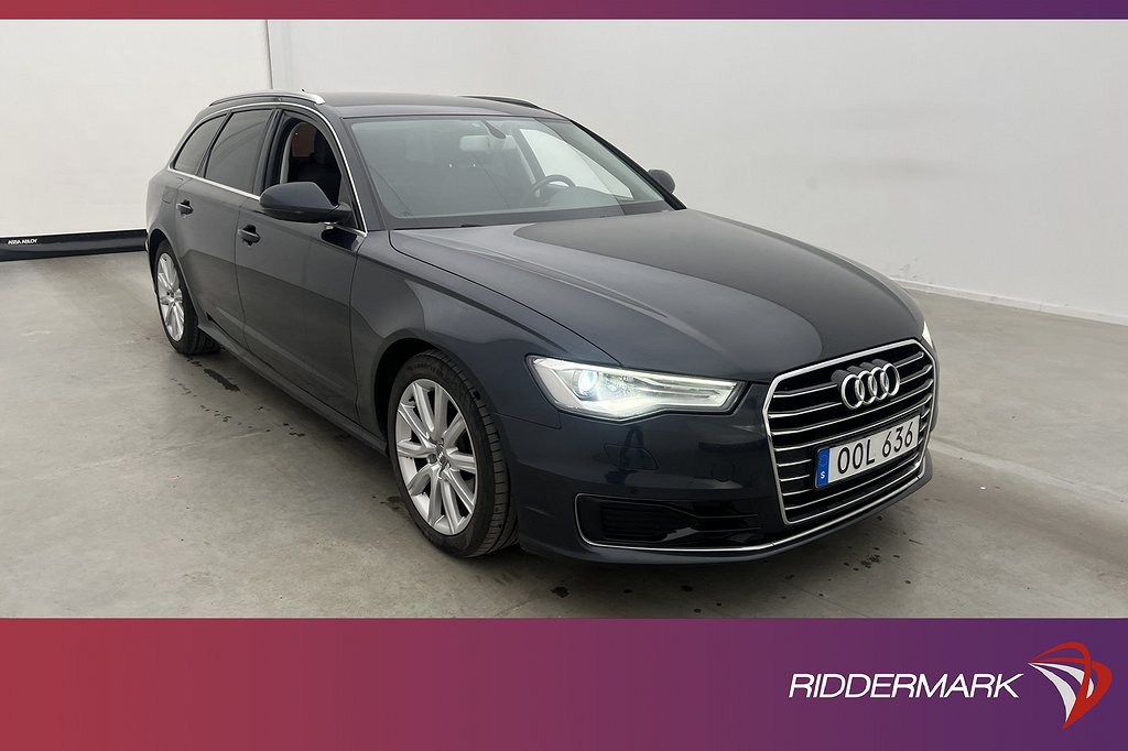 Audi A6 Avant 2.0 TDI 190hk Sport Edition Sensorer Dragkrok