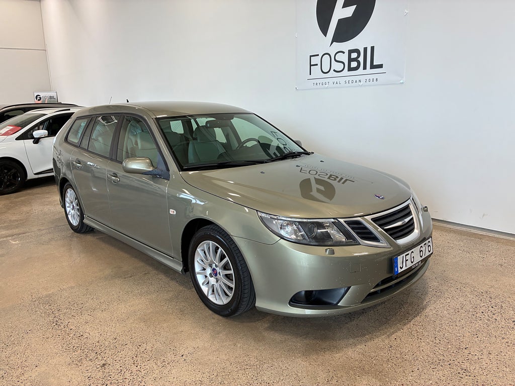 SAAB 9-3 SPORTCOMBI 1.8T 150 ch 4X2 BVM BIOPOWER ETHANOL LINEAR - PRÉCHAUFFAGE - ATTELAGE - 176200 km