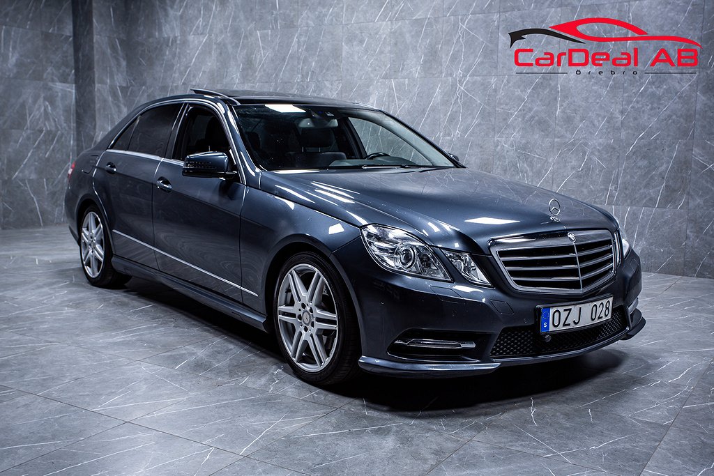 Mercedes-Benz E 220 CDI AMG Taklucka Navi Halvskinn 18" Drag