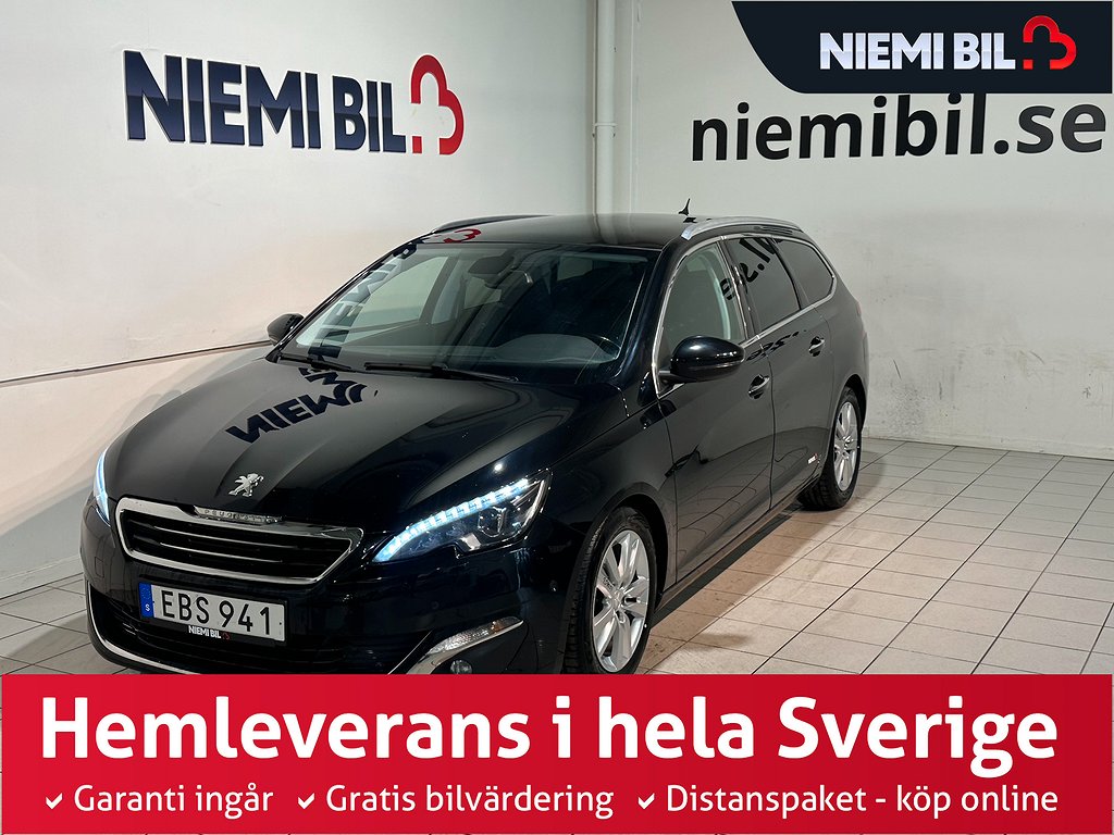 Peugeot 308 SW 2.0 EAT Allure Drag Pano GPS Kamera S/V-hjul