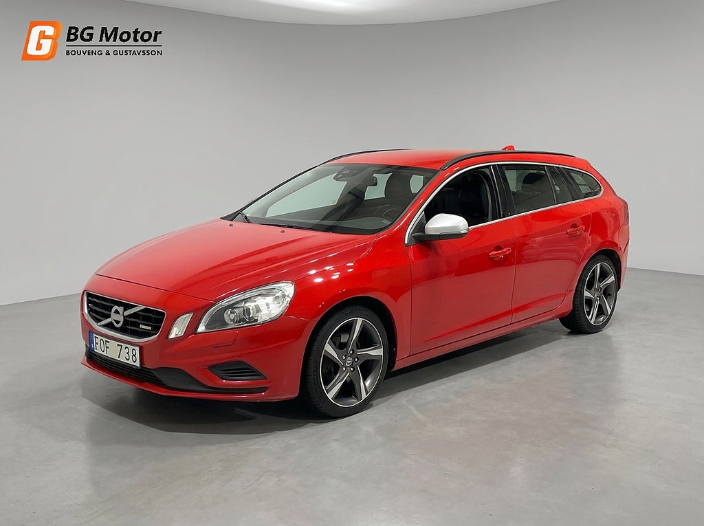 Volvo V60 T6 305HK AWD Geartronic R-Design Drag/PDC/Skinn