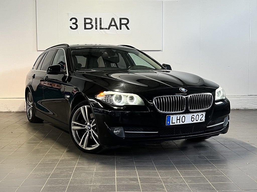 BMW 520d Touring Steptronic Halvskinn Drag M-Fälgar 184Hk