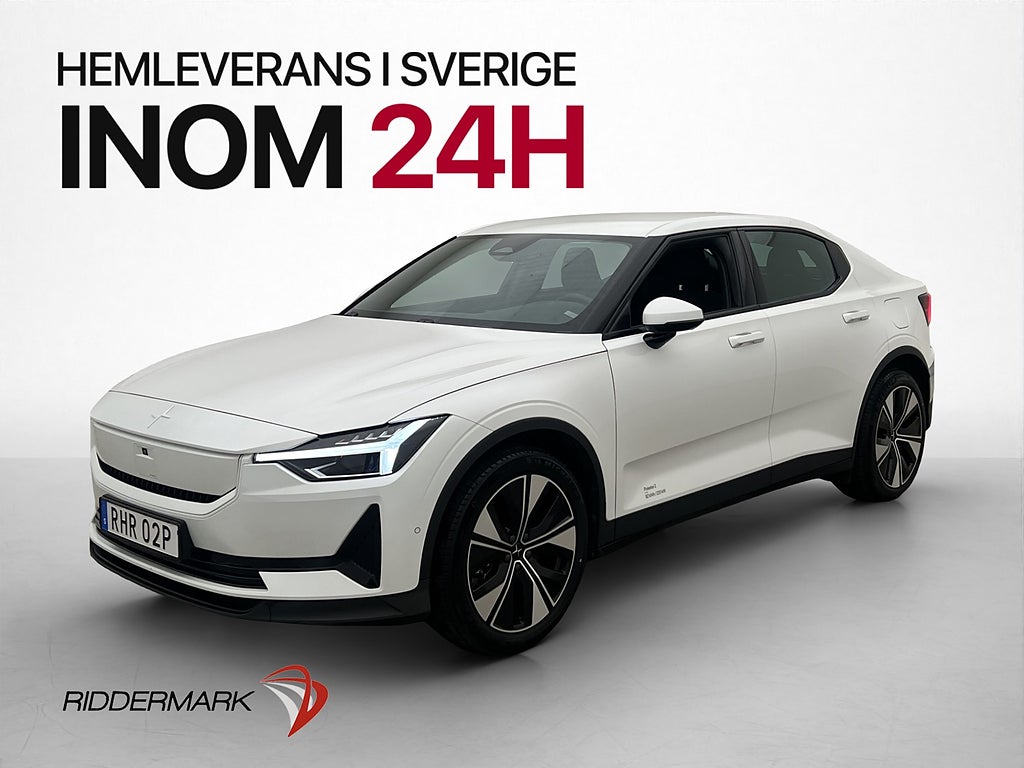 Polestar 2 Long Range Single Motor K-Värmare 360° BLIS Navi