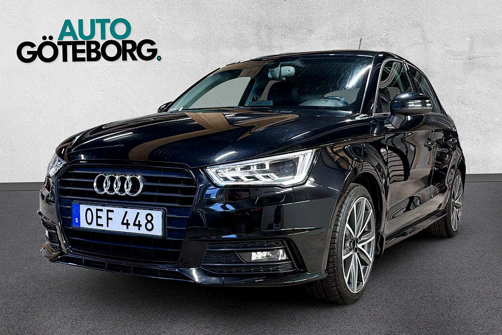 Audi A1 Sportback 1.0 TFSI S-Line Sport  2-Ägare Fullservad