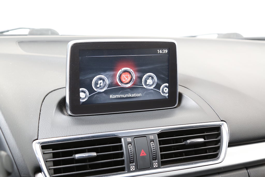 Mazda 3 2,2 DE SKYACTIV-D Optimum Aut Head-up BOSE Skinn Drag 2015