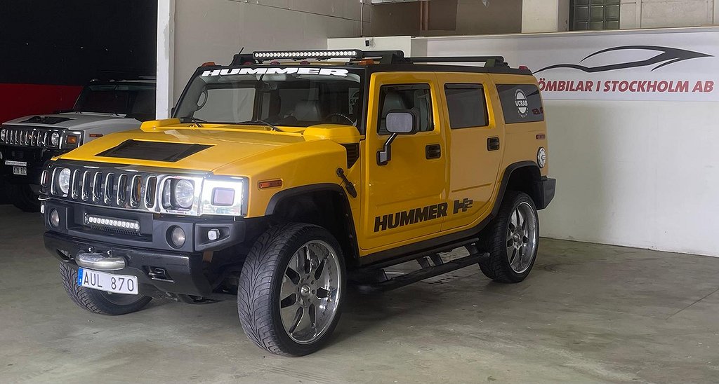 Hummer H2 6.0 V8, B körkort 320hk,Dragkrok 