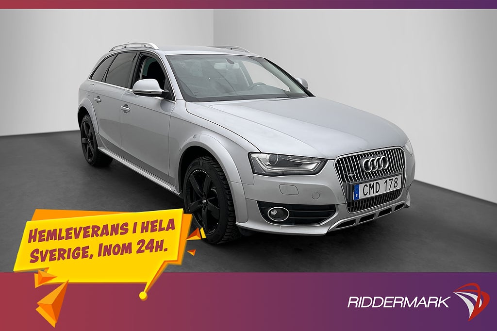 Audi A4 2.0 TDI 150hk Quattro Sensorer 0,54l/mil
