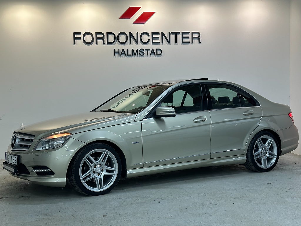 Mercedes-Benz C 180 CGI 156hk 5G-Tronic AMG Sport, Panorama|P-Sensorer