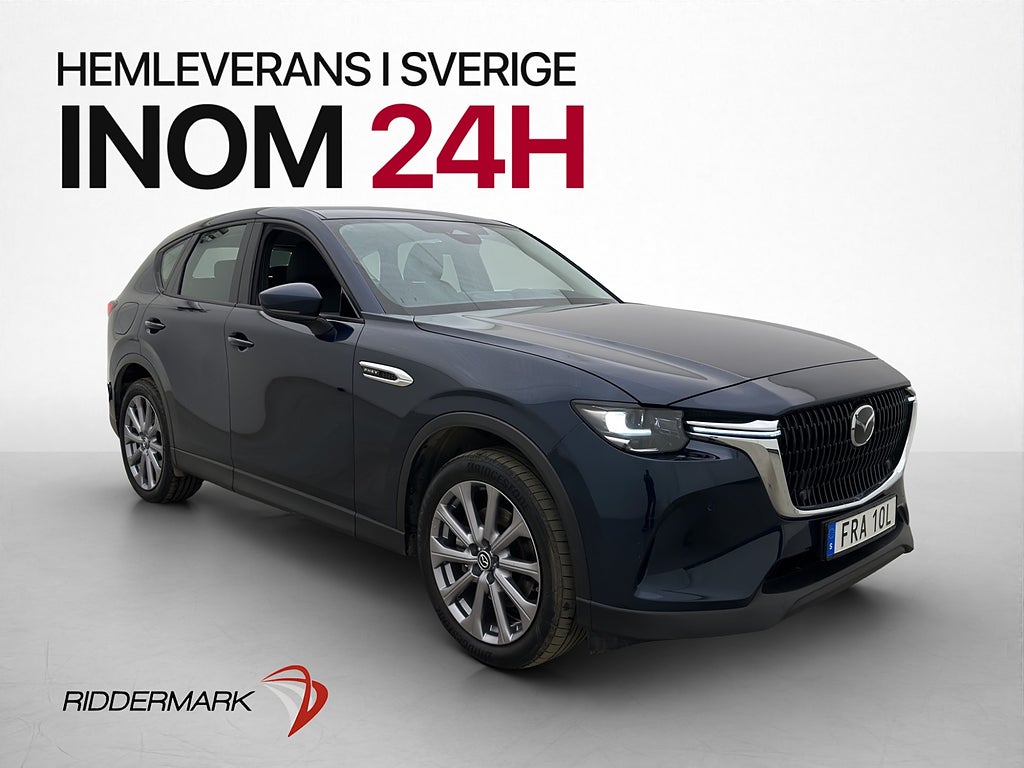 Mazda CX-60 PHEV AWD HUD Skinn Kamera CarPlay MOMS