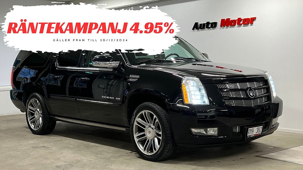 Cadillac Escalade ESV Escalade Premium ESV 6.2 V8 AWD 409hk Drag/BOSE