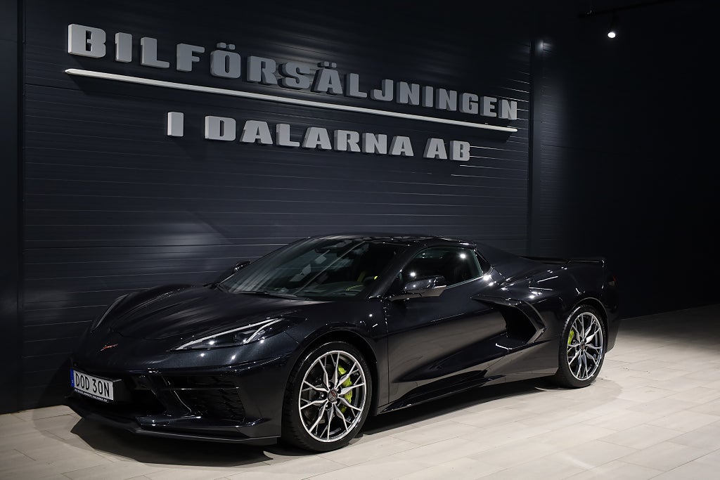 Chevrolet Corvette C8 Cab 3LT 6.2 482hk Sv-såld KAMPANJ