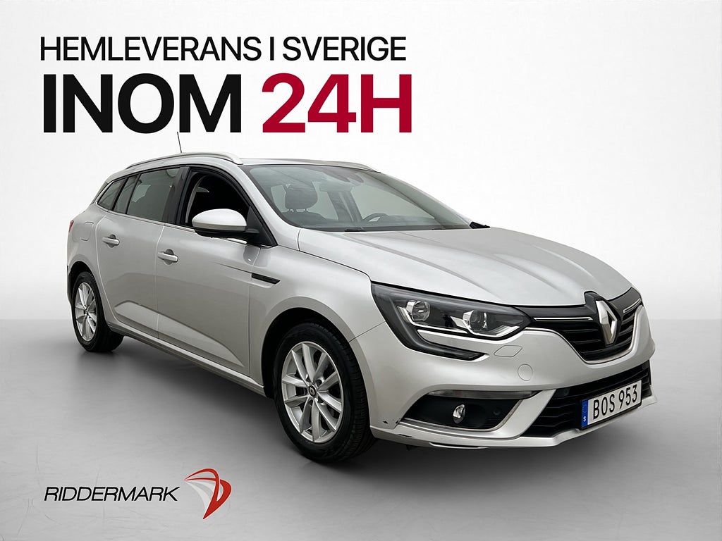 Renault Mégane Sport Tourer 1.5 dCi 110hk ZEN Sensorer Navi