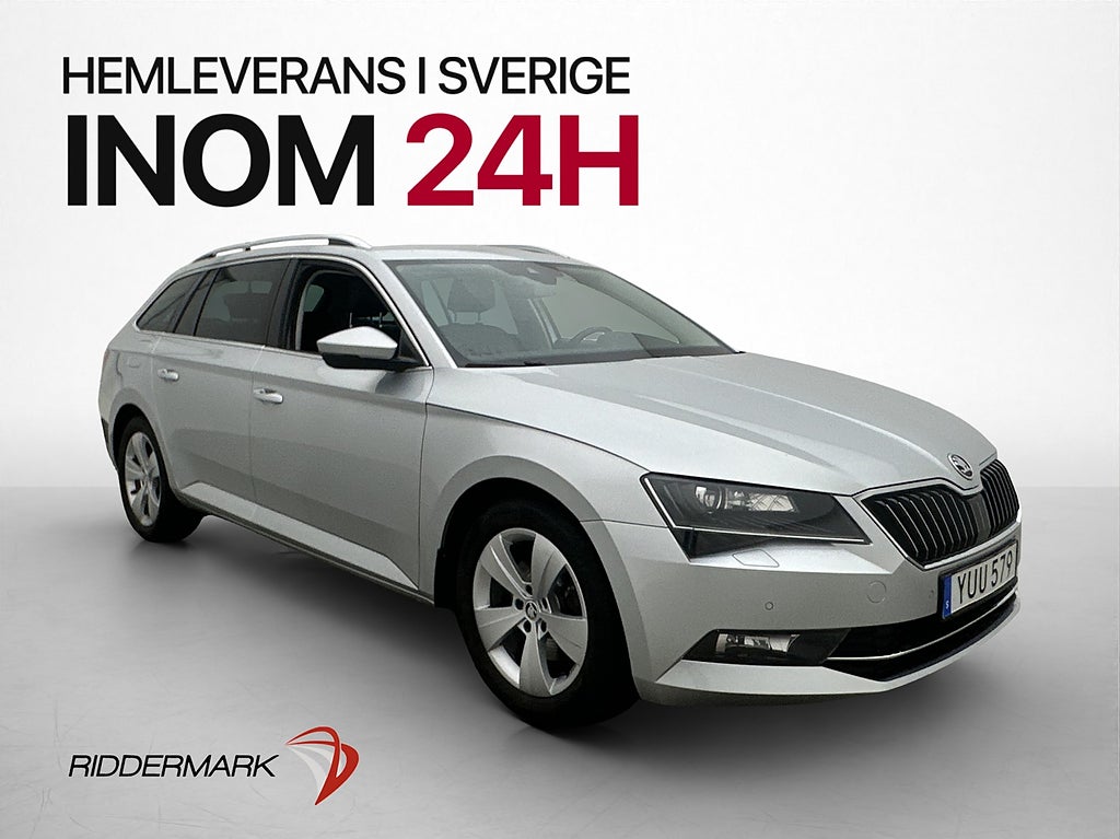 Skoda Superb 1.5 TSI Style Värmare Drag Skinn Canton Kamera