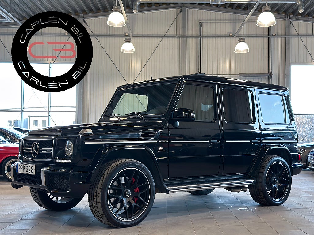 Mercedes-Benz G63 G 63 AMG Plus Designo Värmare V-hjul H/K Pano Drag 