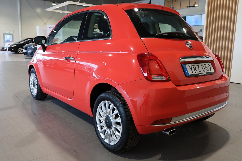 Fiat 500 1,2 69hk Lounge Panorama 2019
