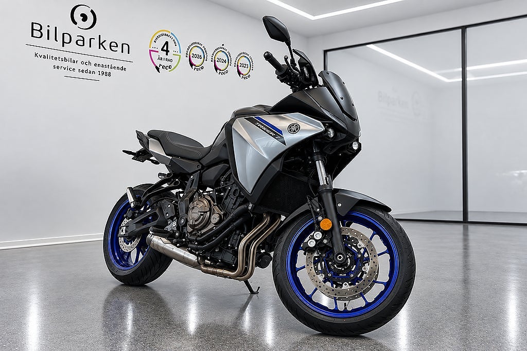 Yamaha Tracer 7 | Dominator sportavgassystem | Tail tidy