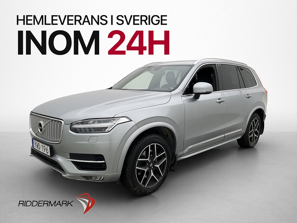 Volvo XC90 D5 AWD Inscription Värmare 360° Drag Nav VOC