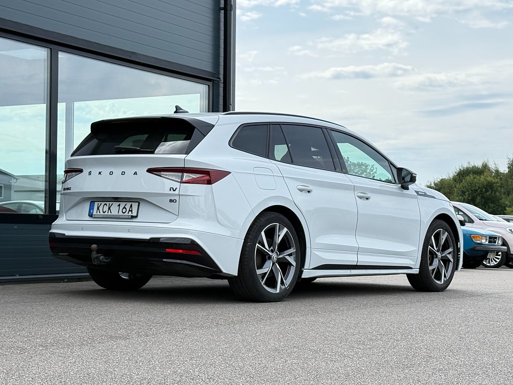 Skoda Enyaq iV 80 Sportline, Drag, S&V-hjul