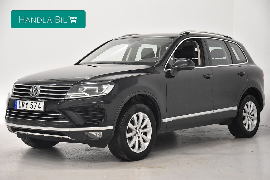 Volkswagen Touareg 3.0 V6 4M Designpkt Skinn Drag D-Värm Nybes 204hk