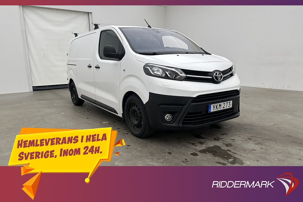 Toyota ProAce L2 1.6 Värmare 2xDörr 3-Sits Drag HUD Takräcke