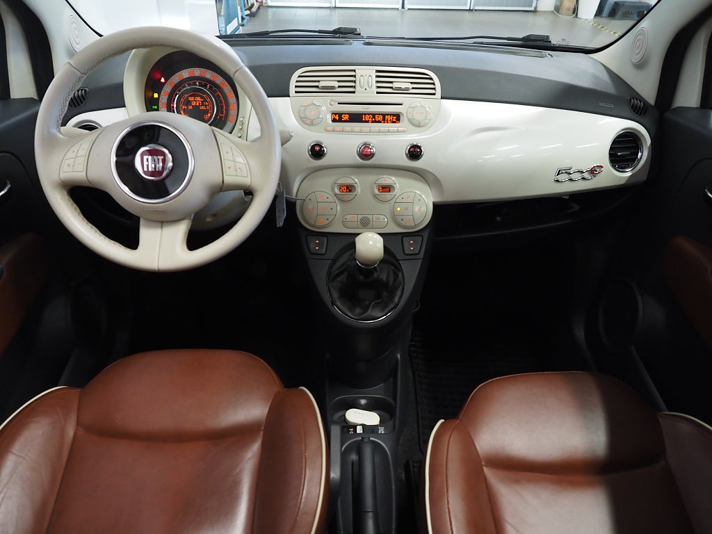 Fiat 500C 1.2 8V 69hk Lounge Cab | Skinn | 2012