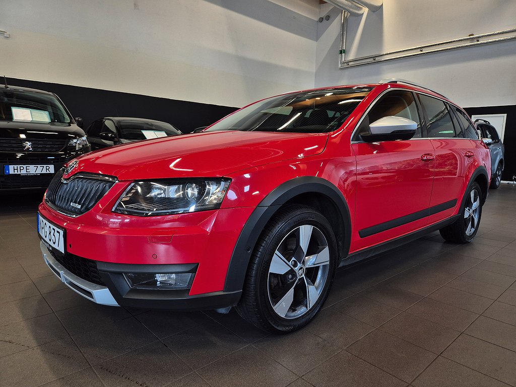 Skoda Octavia Scout 2.0 TDI 184hk 4x4 Businessline Värmare & Drag