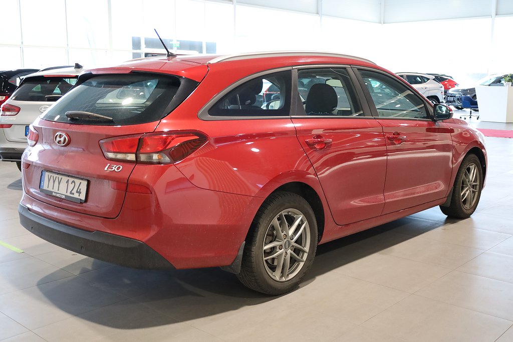 Hyundai i30 1,0 T-GDI blue 120hk Comfort Kombi Motorvärmare 2018
